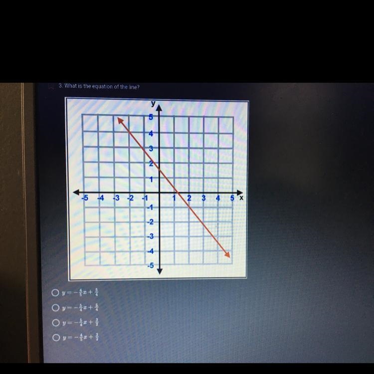 I need help with these asap 1) What is the equation of the line through the points-example-1