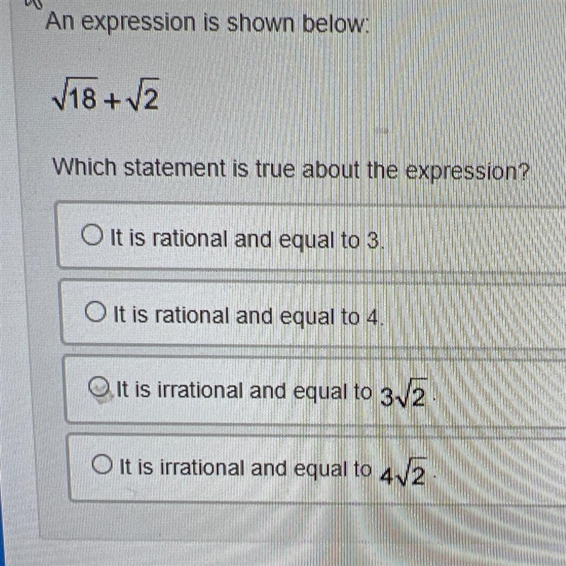 An expression is shown in the photo, which statement is true about the expression-example-1