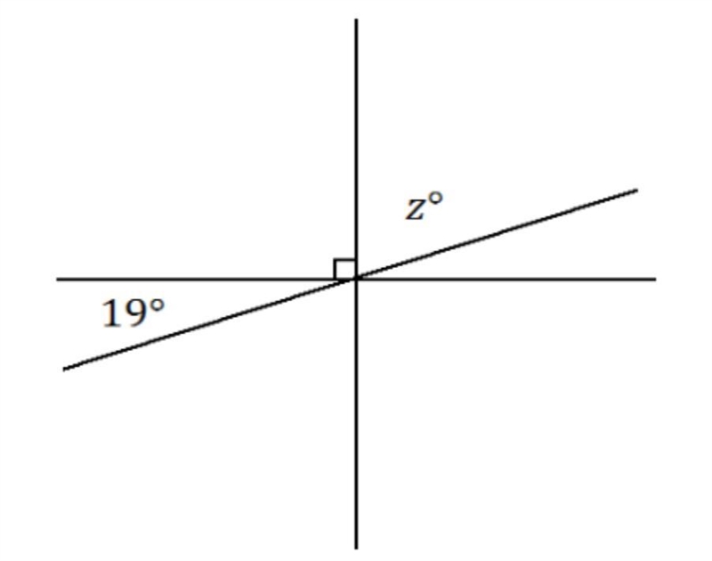 Find the value of Angle z-example-1