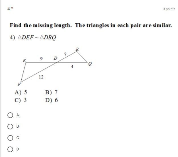 Any help is great find the missing length?-example-1