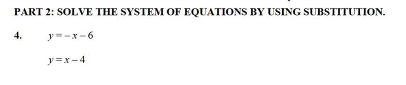 How do I solve this using Substitution??-example-1