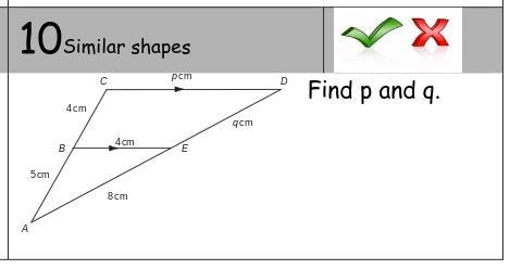 Math homework similar shapes pls help-example-1