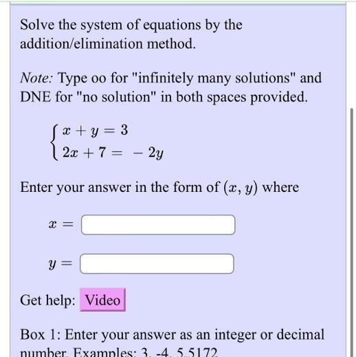 I’ve got several graphing questions including solving linear systems that I need help-example-1