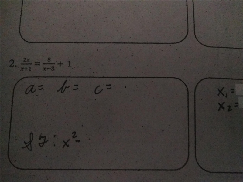 Guys i need help Transform the following rational equation into quadratic equation-example-1