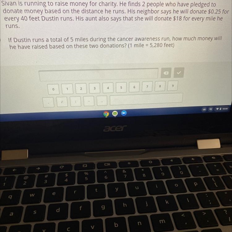 How much will Dustin have raised based on these two donations?-example-1