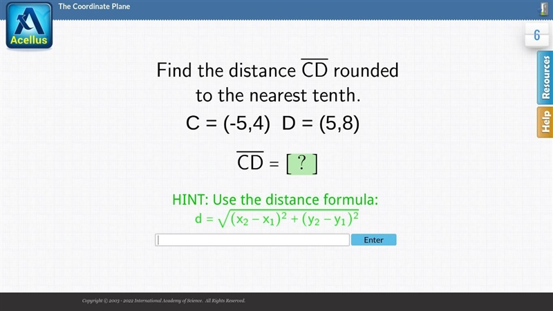 Find the distance CD-example-1