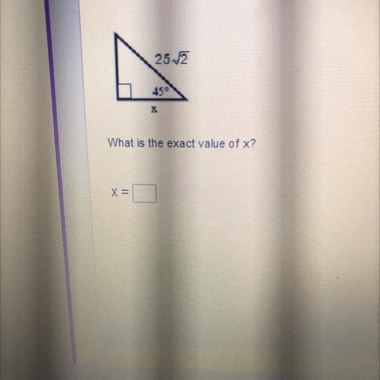 What is the exact volume as x? (attached image)-example-1