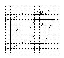 Which of the following parallelograms is NOT similar to the others? A B C D-example-1