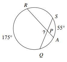 Find the measure of the angle indicated. 175 degrees 55 degrees 115 degrees 65 degrees-example-1