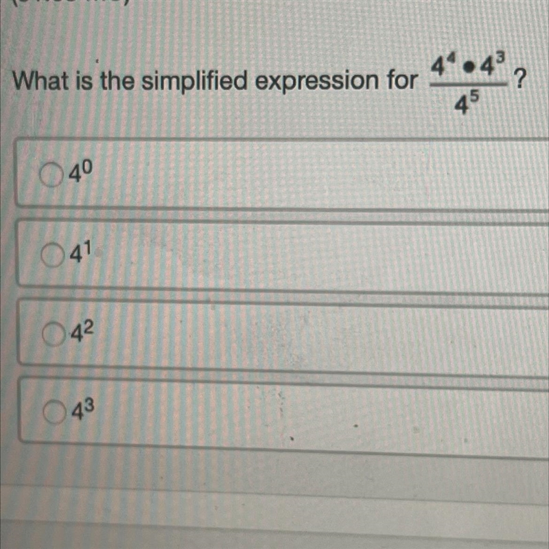 What is the simplified expression for 44.4°? 49 40 41 42 43-example-1