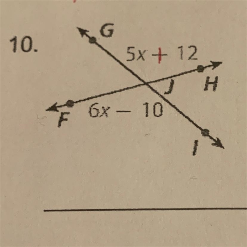 Find the value of x fast pls-example-1