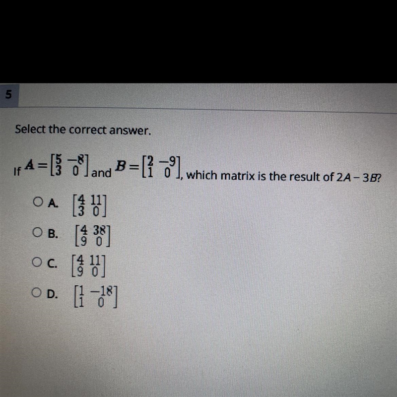 !!!urgent!!! Solving matrices-example-1