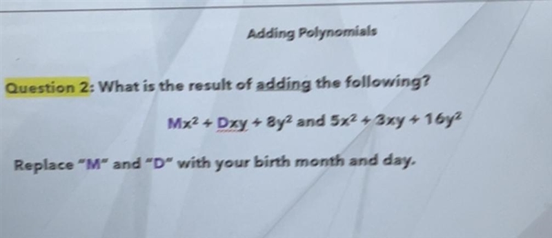 Please help me with this question. the m is 6 and the d is 8-example-1