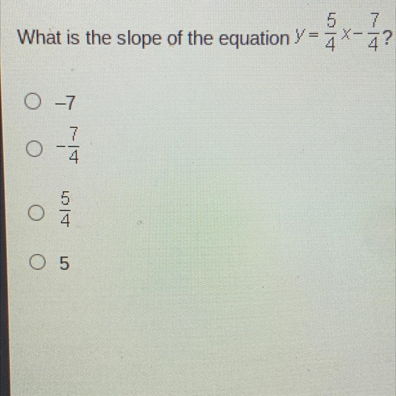 What is the slope of the equation ASAP Please ASAP-example-1