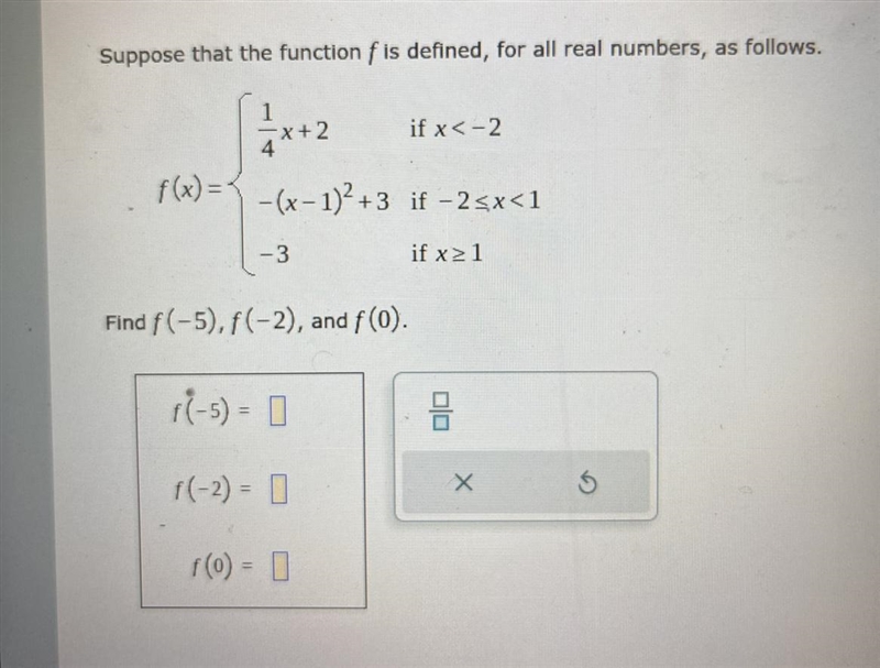 Suppose that the function F is the fine for all real numbers as it follows.-example-1