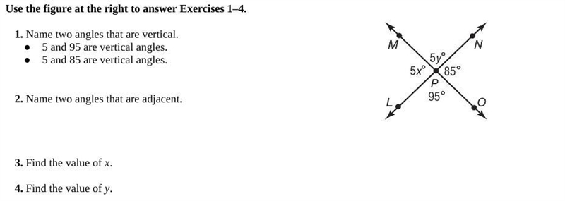 PLEASE HELP ME TO FIND THE VALUE OF X AND Y-example-1