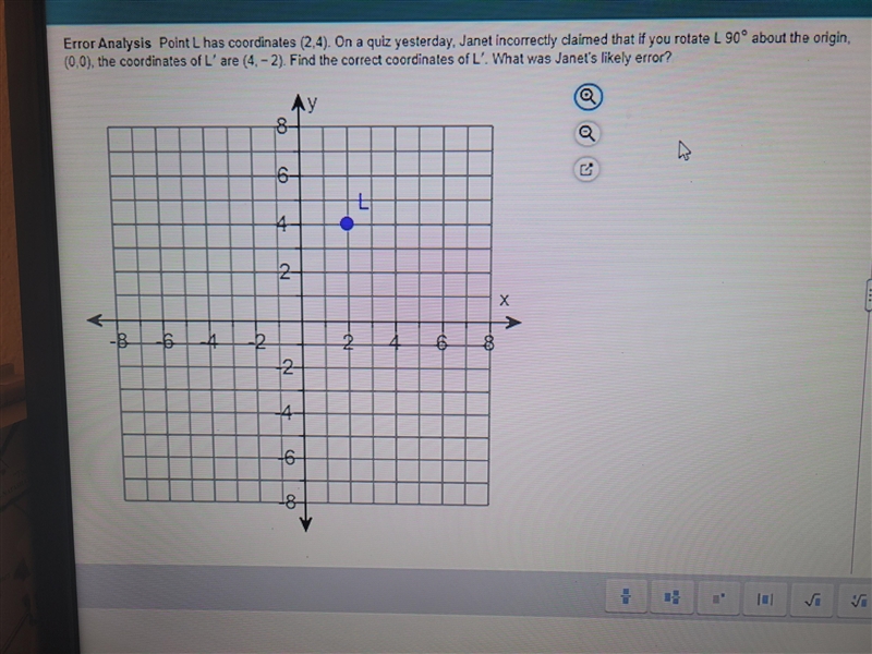 Please help.in need to find the coordinates of L and I need to find her error-example-1