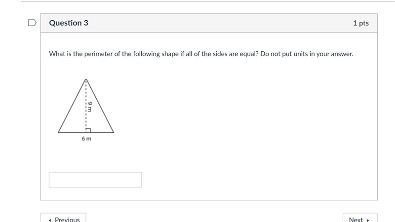 PLEASE HELP What is the perimeter of the following shape if all of the sides are equal-example-1