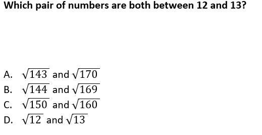 Which pair of numbers are both between 12 and 13?-example-1