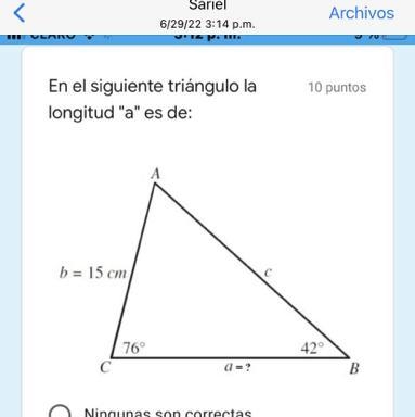 B= 15 cm 76° a = ? 42° B-example-1