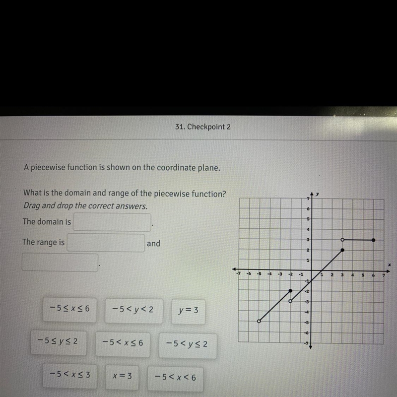 Find the domain and the range help please.-example-1