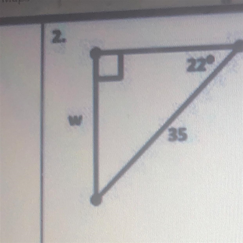 Find the missing side of the triangle-example-1