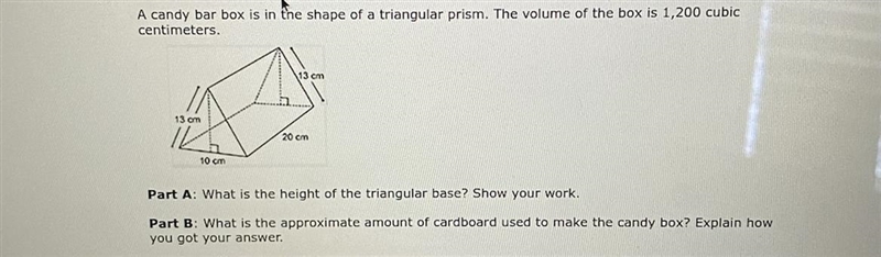 What is the height of the triangular base? Show your work. and What is the approximate-example-1