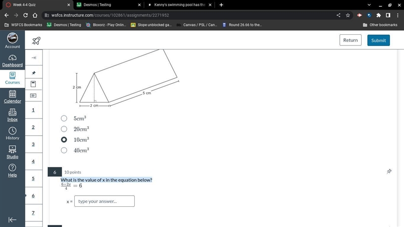 What is the value of x in the equation below?-example-1