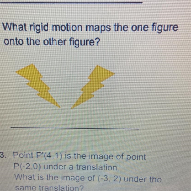 What rigid motion maps the one figure onto the other figure?-example-1