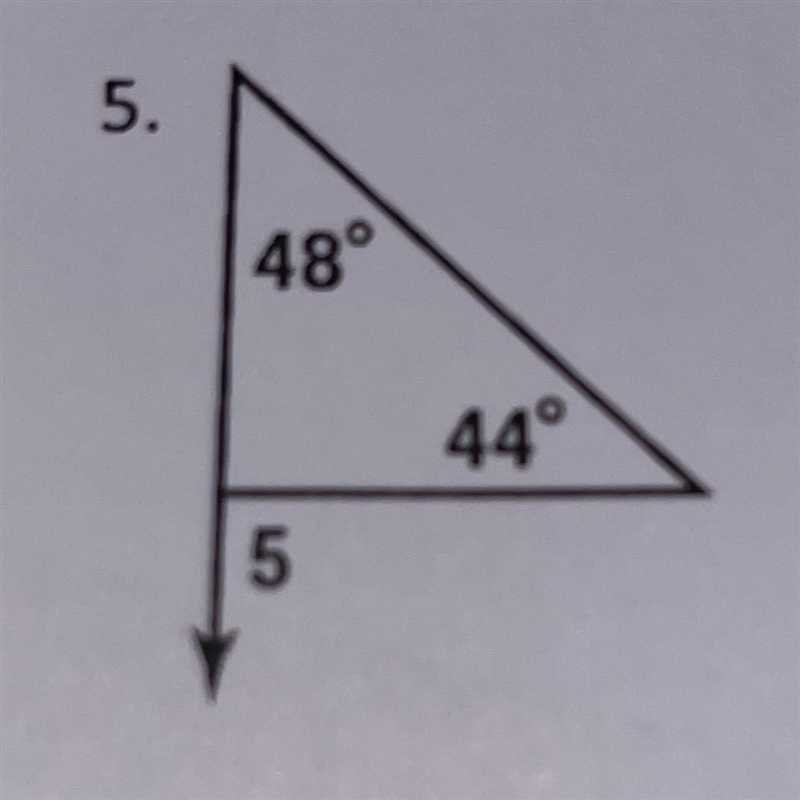 Value of missing angle-example-1