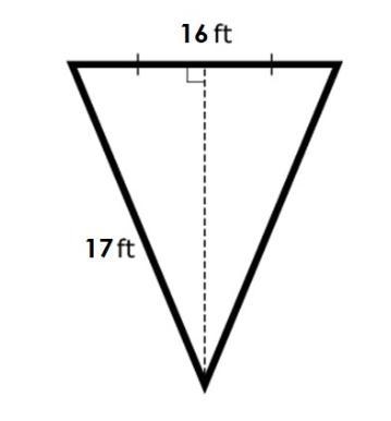 A sign company is building a sign with the dimensions shown. What is the area of the-example-1