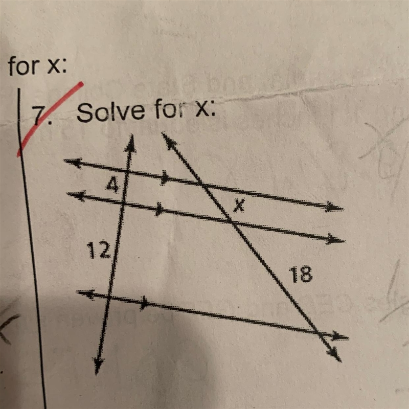 In the following problem solve for X-example-1