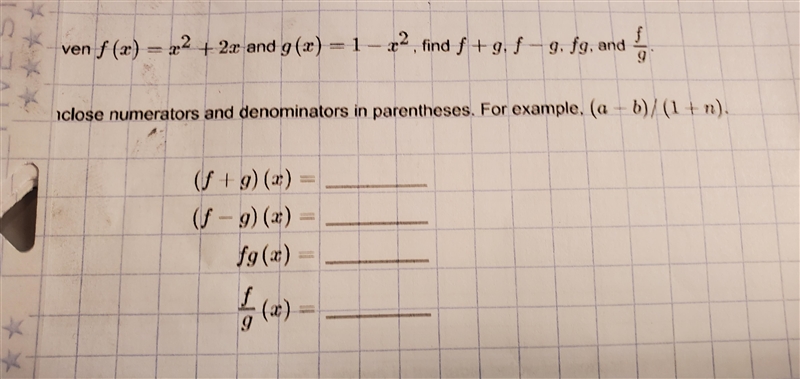 See attached picture, is there a way to enter equations or algebraic symbols?-example-1