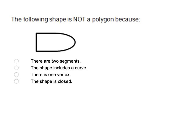 Is not a polygon because ???-example-1