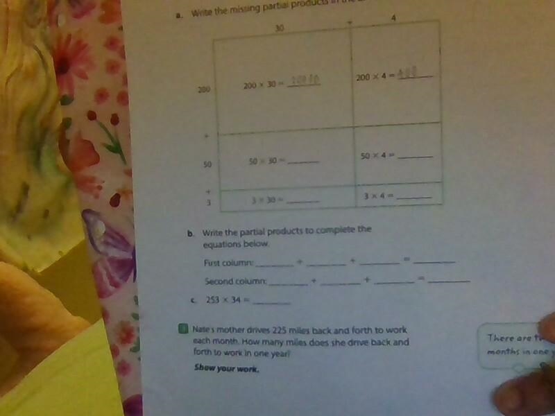 You can also use an area model to find the product of 253 x 34-example-1