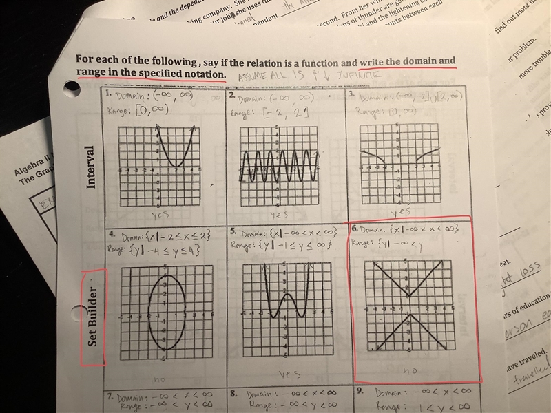 Help please, I dont know how to write range for number 6.-example-1