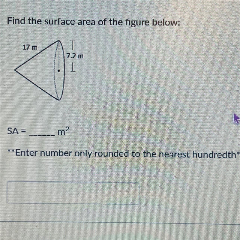 Find the surface area of the figure below:-example-1