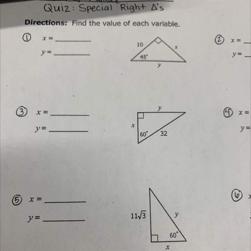 Find the value of each variable. HELP-example-1