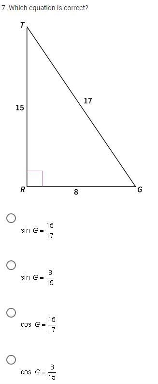 7. Which equation is correct?-example-1