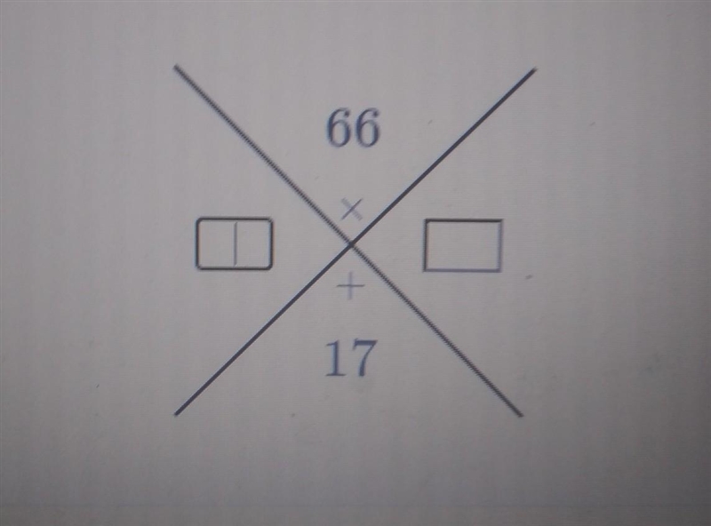 Write two numbers that multiply to the value on and add to the value on bottom-example-1