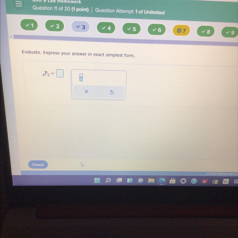 Where are you at express your answer in exact simplest form6P0=-example-1