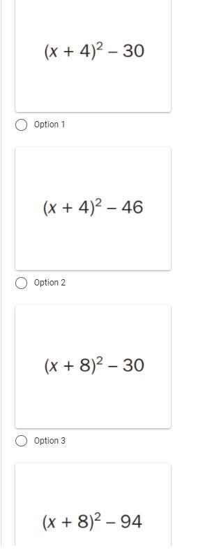 I need help with this please! Thanks :) Which of these is the result of completing-example-1