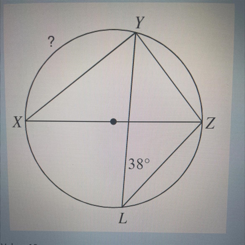 HELP HELP HELP!!! How many degrees is arc ZY? How many degrees is angle YXZ? Line-example-1