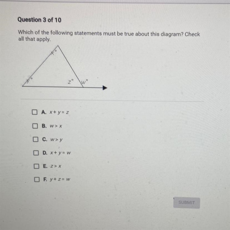 Which of the following statements must be true about the diagram? Check all that apply-example-1