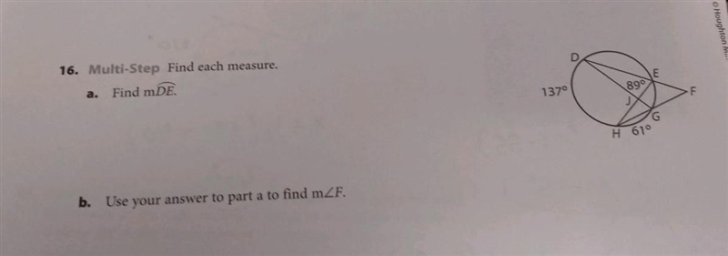 Find each measure for A and B​-example-1