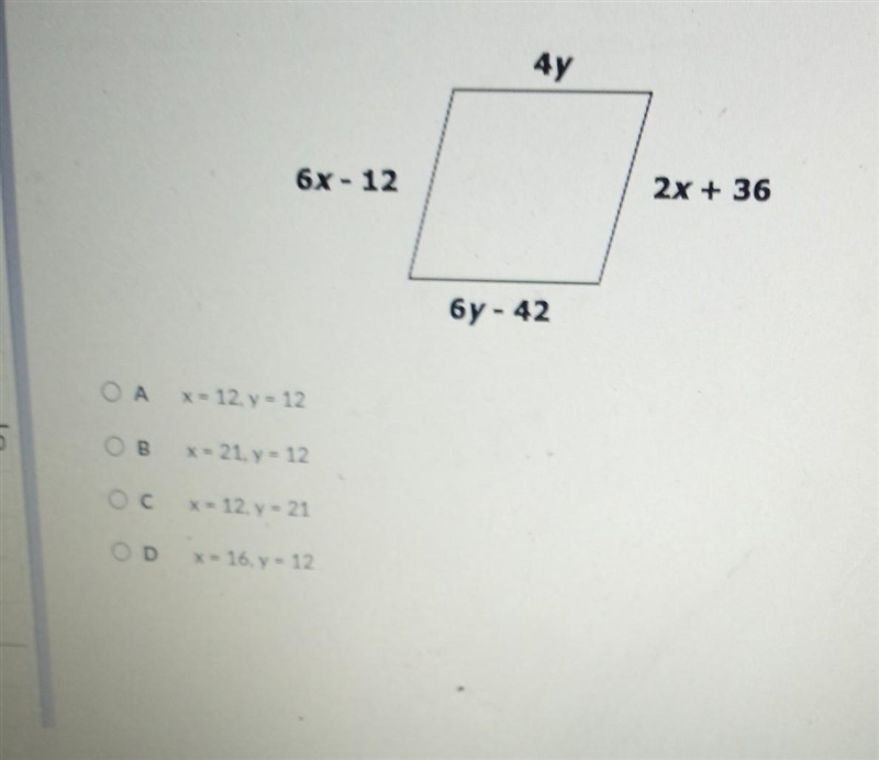 How do I find the values of x and y-example-1