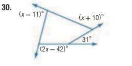 Find the value of x in the diagram below-example-1