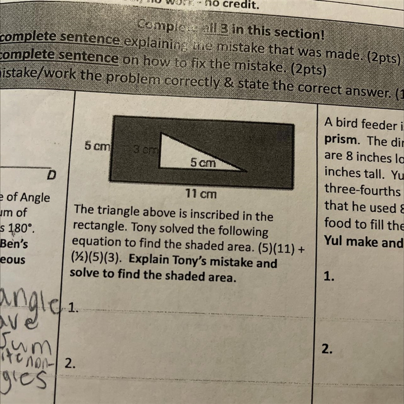 I could use some help to find out Tony’s mistake(s)-example-1