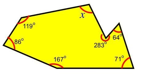 Work out the value of x-example-1