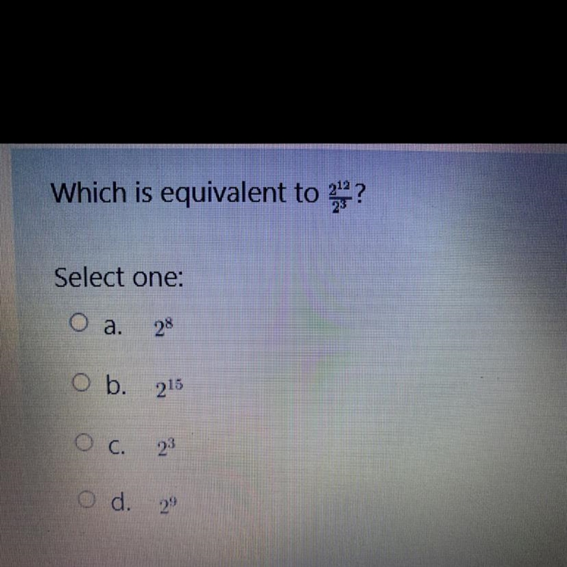 Which is equivalent to ? Please help asap-example-1